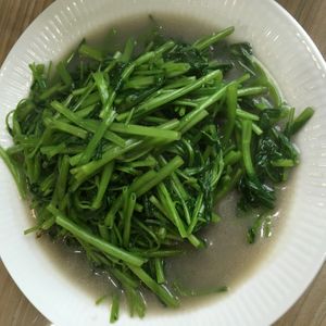 Water spinach at Chuán Xiáng Yuán 傳祥園素食 in Taichung