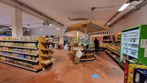 Inside - fresh fruits and vegs at Naturata in Dudelange