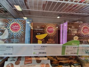 Vegan icecream at Naturata in Dudelange