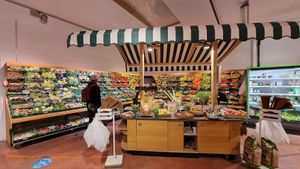 Fruis and vegs at Naturata in Dudelange