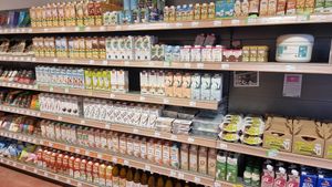 Plantbased drinks at Naturata in Dudelange