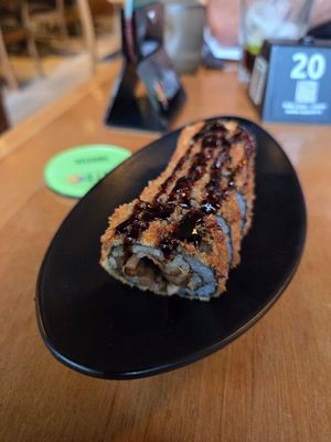 Hot roll at Djapa Moema in Sao Paulo