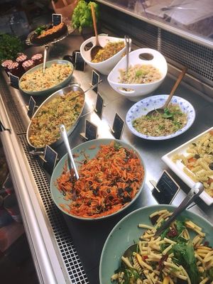 Salad bar at Pasta e basta in Bad Honnef