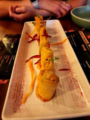 Kumara Spring Rolls at Khu Khu in Auckland
