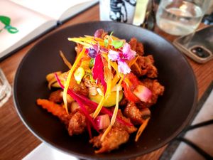 Yum Gai Zap at Khu Khu in Auckland