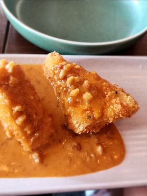 Double Crispy Satay Tofu at Khu Khu in Auckland