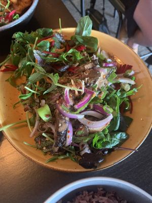 Mushroom Salad  at Khu Khu in Auckland
