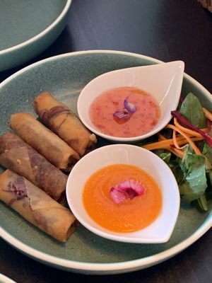 Kymara spring rolls at Khu Khu in Auckland