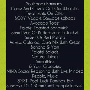 Check us out at SoulFoods Farmacy in East London