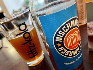 regional cola-lemonade mix at Katzentempel - Rosenheim in Rosenheim