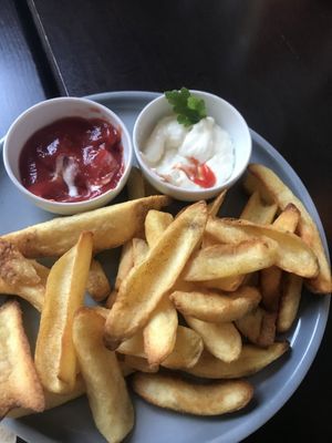 French fries, so yummy! at Katzentempel - Rosenheim in Rosenheim