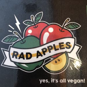 yes, it’s all vegan! at Rad Apples in Dundee