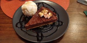 S'mores cake, one of the best chocolate cakes I've ever had at Rad Apples in Dundee