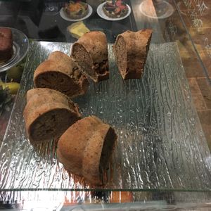 Vegan beetroot cake at Buena Vista Café in Fuerteventura