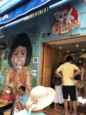 Front of building / Fachada  at Gnam Gelateria in Magdalena