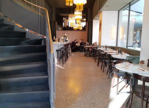 Downstairs seating at Molino - Select in Zurich
