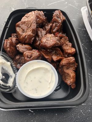 Thai chili seitan bites at Crust and Crumble in Asbury Park