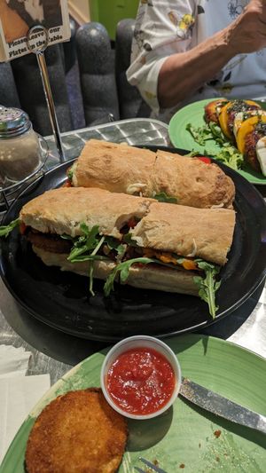 Eggplant Amore at Crust and Crumble in Asbury Park