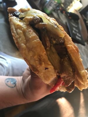 cheese steak at Crust and Crumble in Asbury Park