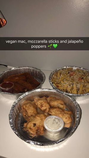 Mozzarella sticks, jalapeño poppers and Mac and cheese!!! at Crust and Crumble in Asbury Park