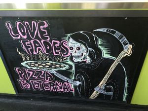 Pizza counter  at Crust and Crumble in Asbury Park