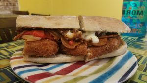 The Gustav fat cat at Crust and Crumble in Asbury Park