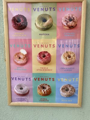 Venuts = vegan donuts  at Whyte - VENUTS in Tokyo