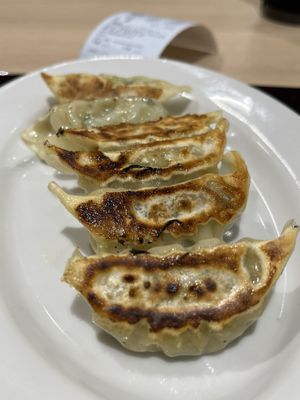 Gyoza  at NRT - T's Tantan - T1 in Narita