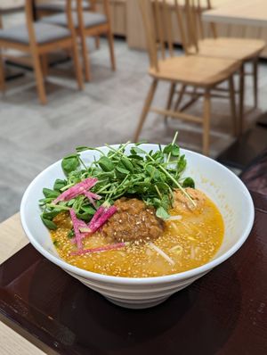 Sesame ramen at NRT - T's Tantan - T1 in Narita