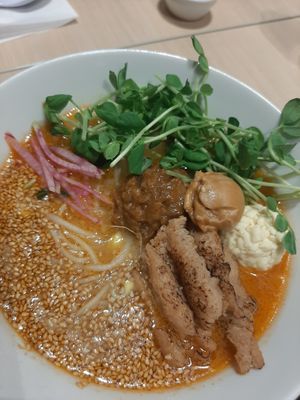 Sesame with cheese at NRT - T's Tantan - T1 in Narita