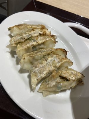 Gyoza  at NRT - T's Tantan - T1 in Narita