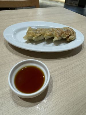 Gyoza .  at NRT - T's Tantan - T1 in Narita