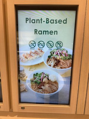 Plant based and vegan 🌱 of course.  at NRT - T's Tantan - T1 in Narita
