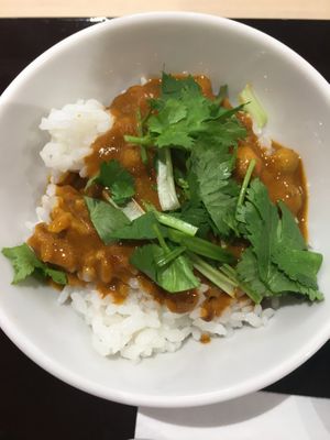 Side of curry! at NRT - T's Tantan - T1 in Narita