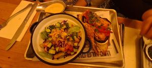 Sabich at Pooshtak in Ashkelon