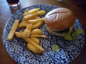 Vegan Burger at The Tilley Stone in Gateshead