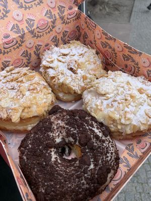 Bienenstich our favourite one  at Brammibal's Donuts - KaDeWe in Berlin