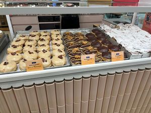 They even have cinnamon rolls!!!  at Brammibal's Donuts - KaDeWe in Berlin