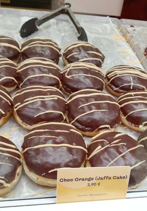 Flavor "Choc Orange" #Veganuary at Brammibal's Donuts - KaDeWe in Berlin