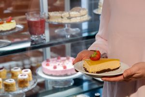 Have you tasted our legendary vegan chocolate cake?  at Ani's Café in Porvoo