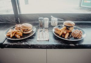 Handmade Seitans Grill Burgers at Lilith's  in Cheltenham
