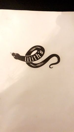 Most awesome logo ever at Lilith's  in Cheltenham