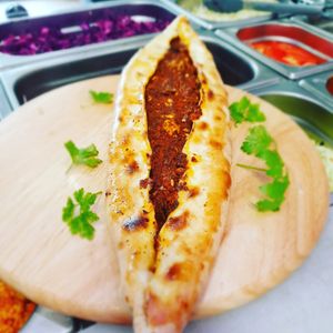 Xtra Vegan Pide Olivenpaste mit Cashewkerne at Big Baba in Achern