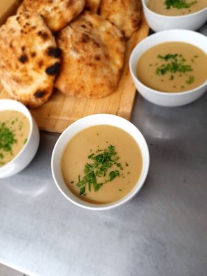 Linsensuppe natürlich hausgemacht at Big Baba in Achern