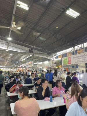 Inside area   at Chalawan - Vegan Food Stall in Bangkok
