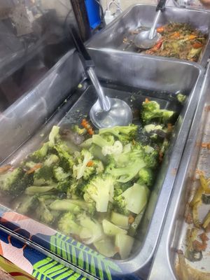 Broccoli  at Chalawan - Vegan Food Stall in Bangkok