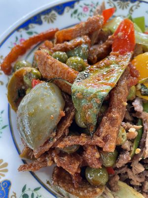 Spicy  #Veganuary at Chalawan - Vegan Food Stall in Bangkok