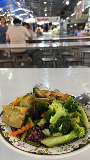 Breakfast!  at Chalawan - Vegan Food Stall in Bangkok