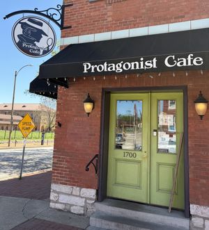 exterior!  at Protagonist Cafe in St Louis