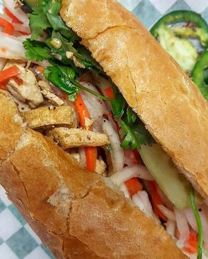 Tofu Banh Mi at Cam Anh in Oakland